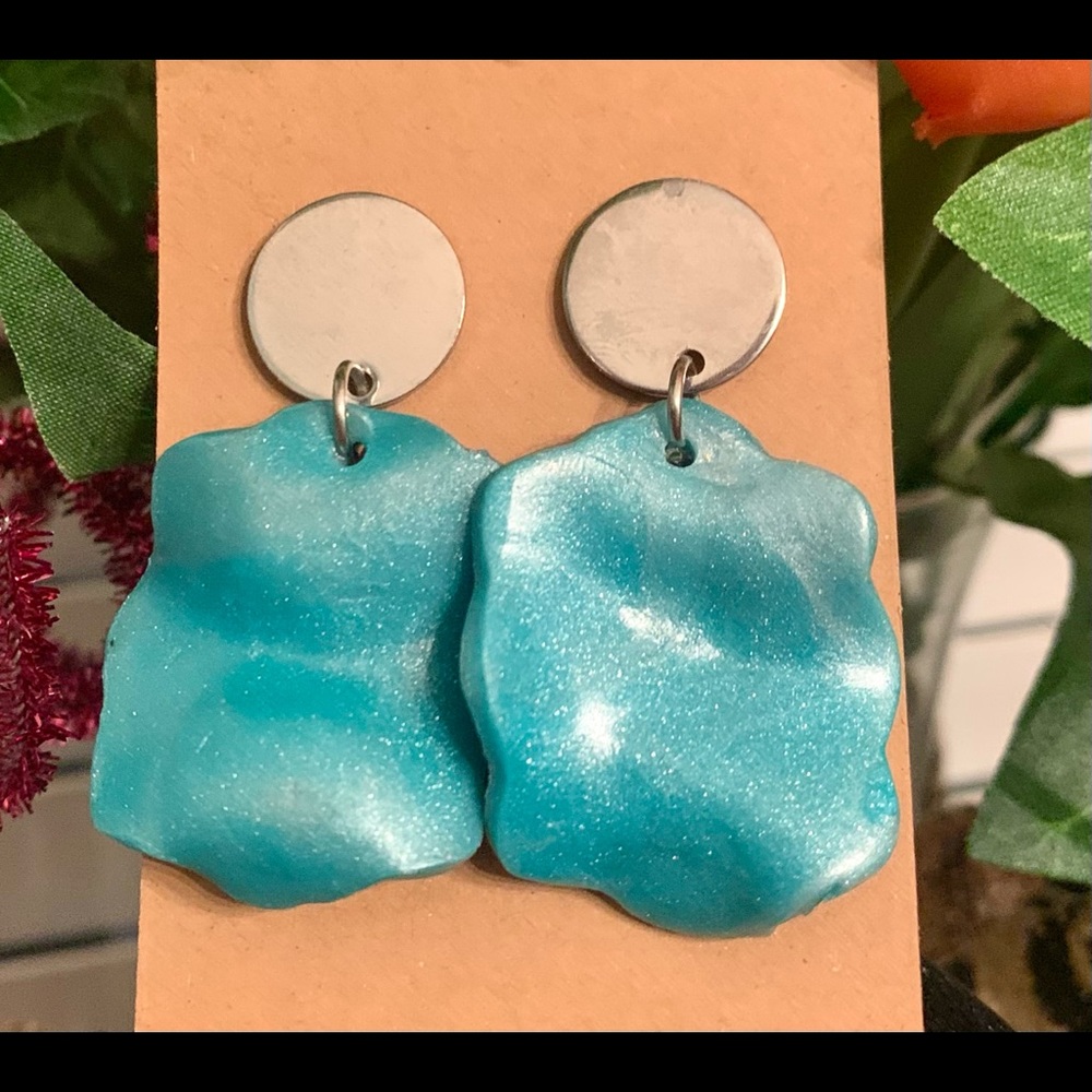 Polymer clay earrings